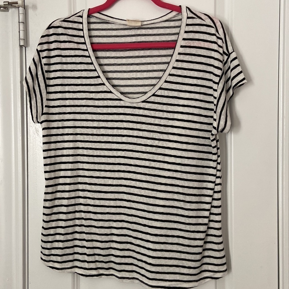 Matilda Jane Good Hart - Sienna Striped Scoop Neck Knit Tee - Picture 5 of 8